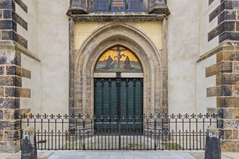 The Wittenberg Castle Church.    |    © A.Savin, Wikimedia Commons